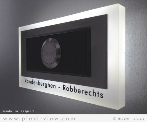 DOORBELL LED DESIGN RECTANGLE NAME, ART