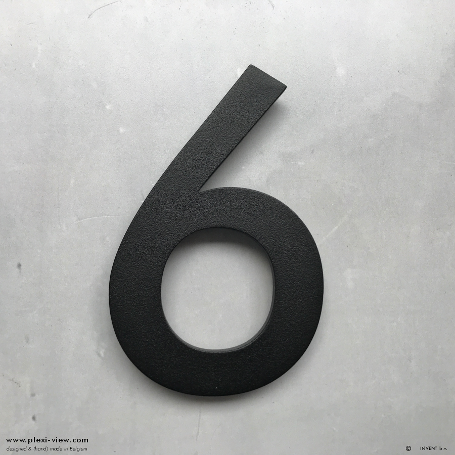 House Number 2D 25cm Artisan Milled