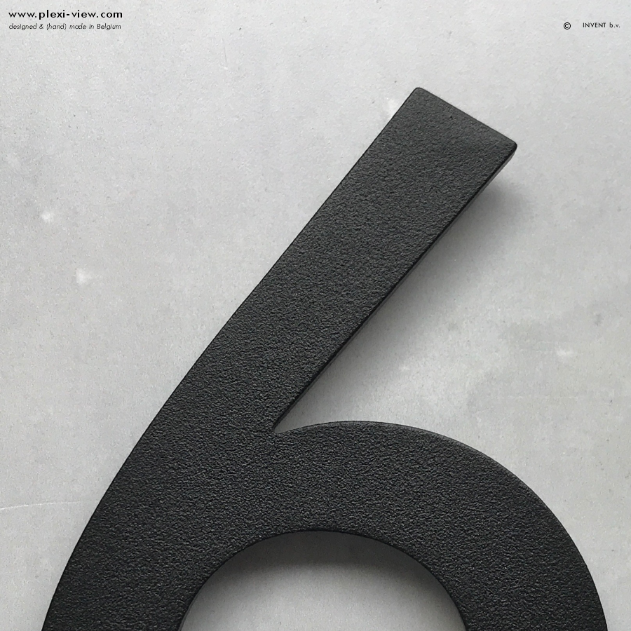 House Number 2D 25cm Artisan Milled