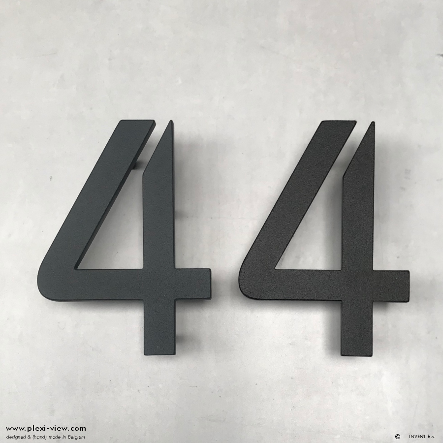 House Number 2D 20cm Artisan Milled