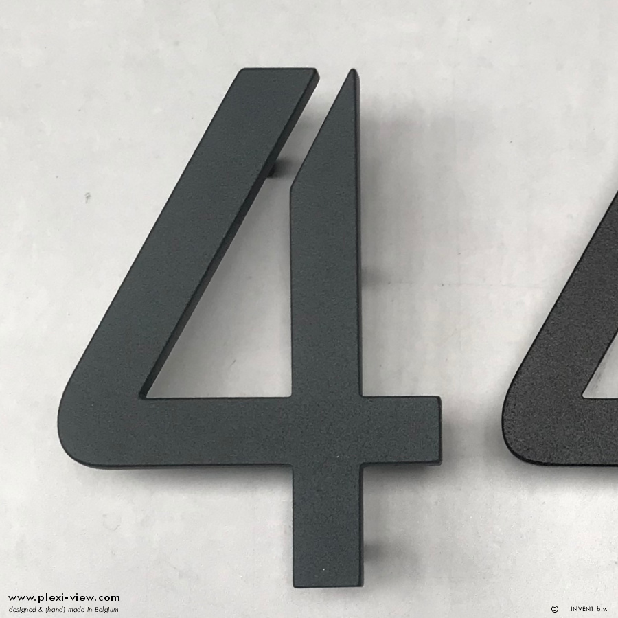 House Number 2D 20cm Artisan Milled