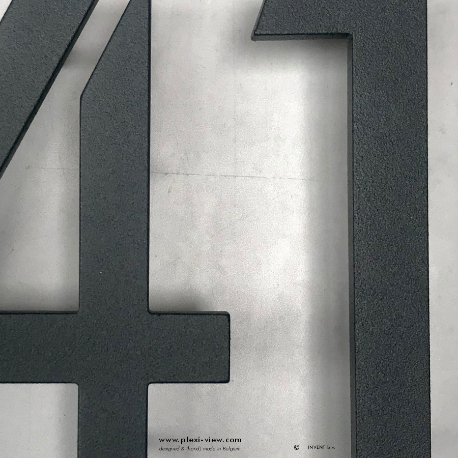 Numero civico 2D 15cm – Fresato artigianalmente