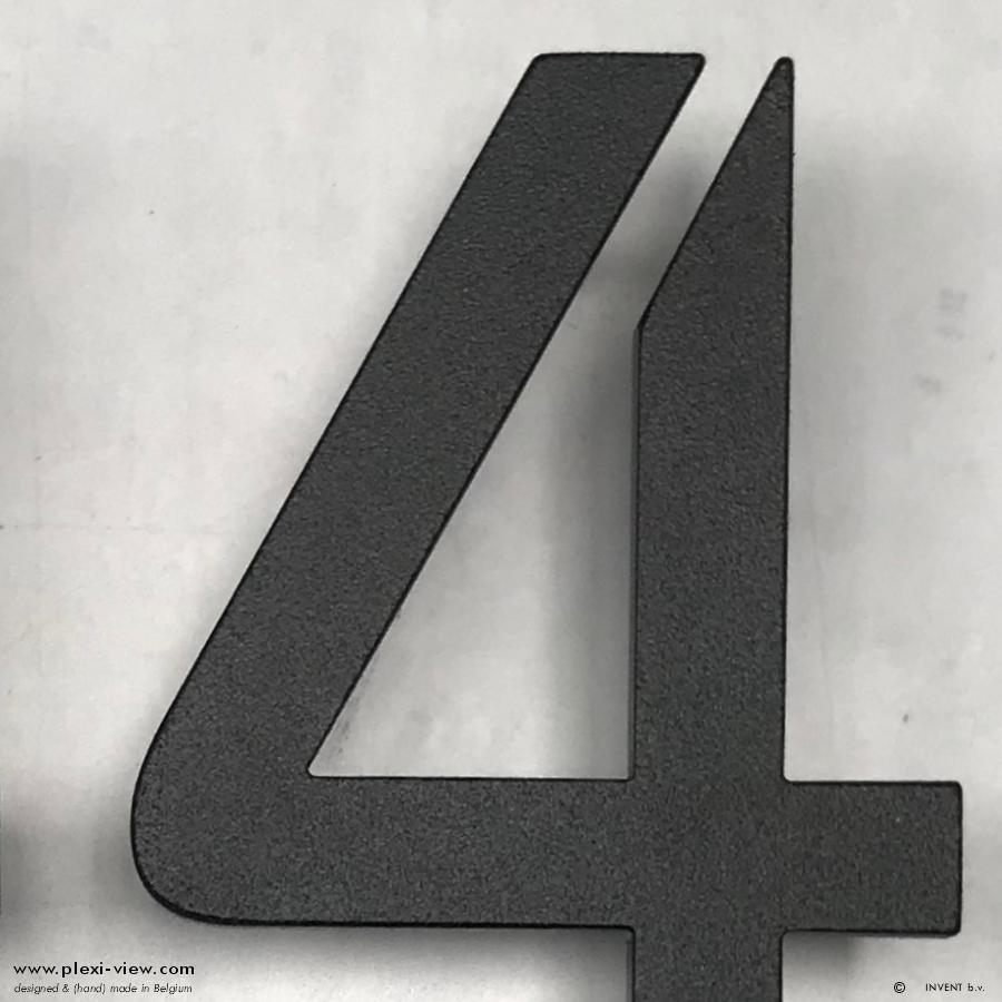 House Number 2D 15cm Artisan Milled