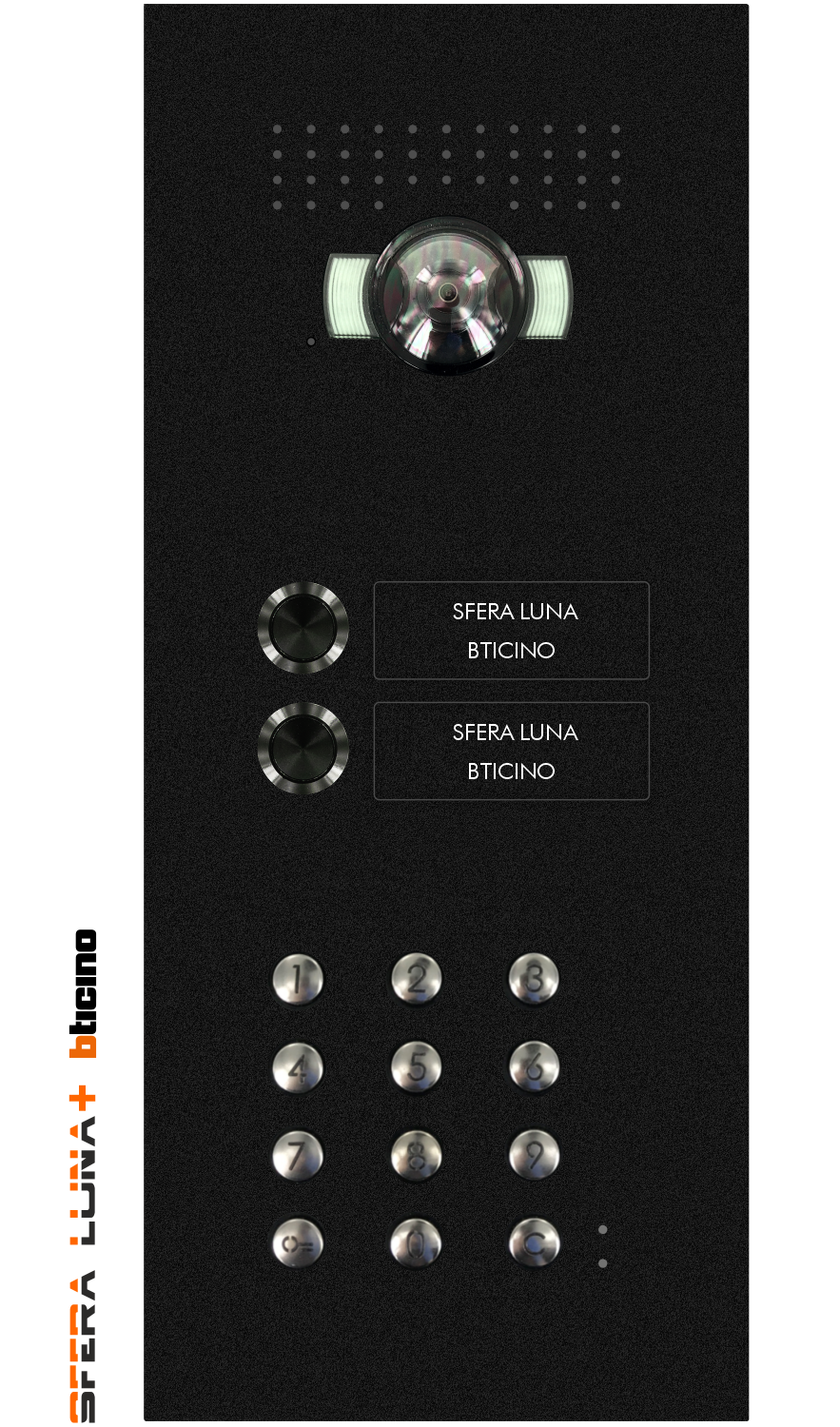 Video Parlofonie SFERA LUNA+2 Push-buttons keypad High-End Bticino