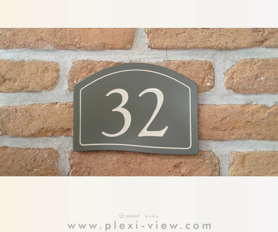 HOUSE SIGN DUO STYLE NUMBER