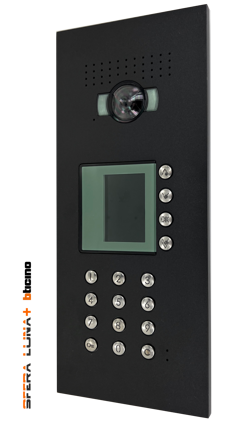 SFERA LUNA+1 Frontale per pulsantiera videocitofonica di Bticino con display grafico