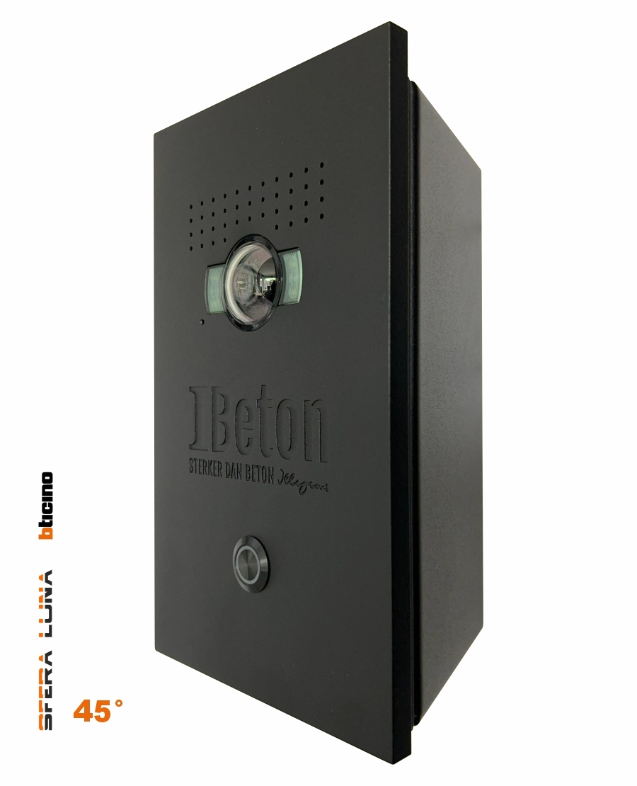 Angle bracket accessory 45° for surface mountingbox Sfera Luna for Videophone front entry panel of kit ref. 363940 or 354013 or 363930