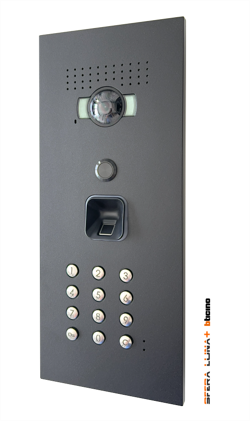SFERA LUNA Frontale per pulsantiera videocitofonica di Bticino con tastiera numerica  espansore tasti + Sfera Ekey S