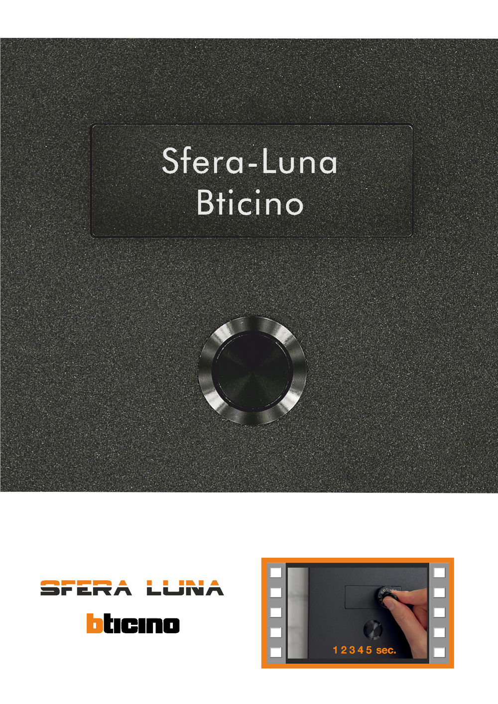 Sfera Luna Laser Engraved Nameplate/tag - Name/Text/Number