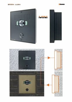 Platine de rue haut de gamme SFERA LUNA MINI 01