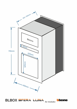 BLBOX Console pour Boîte aux Lettres et Colis