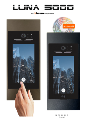 LUNA 5000 Premium-Frontpanel (für Bticino 354000 Touchmodul)