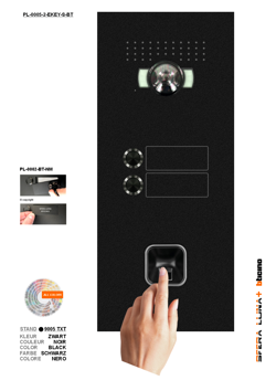 SFERA LUNA+ EKEY S-LINE 02 Vingerafdruk Video Parlofonie High-End-Module Bticino