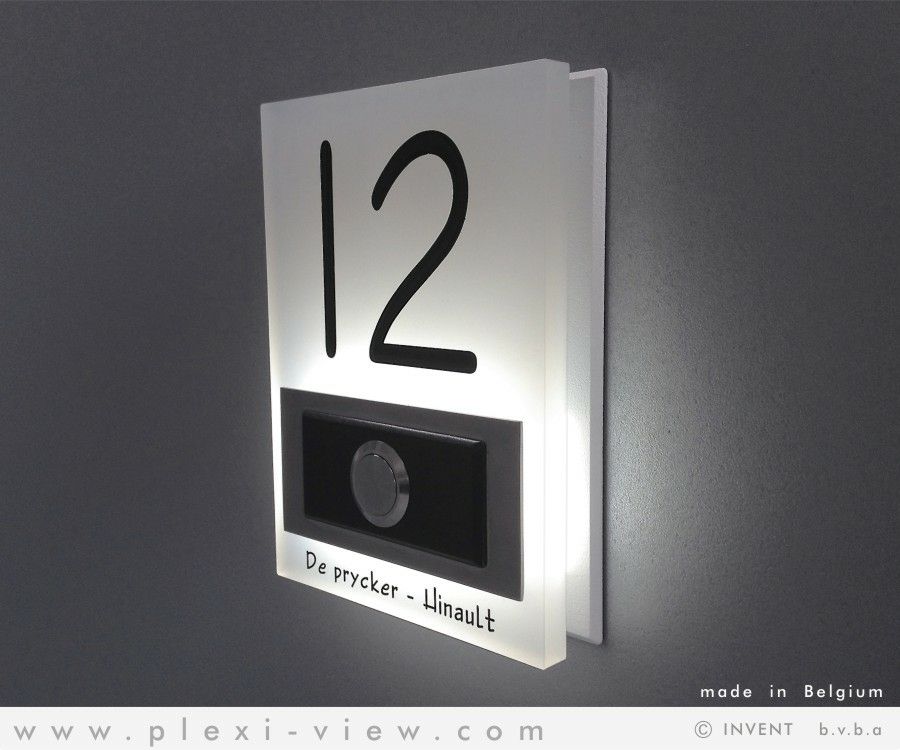 SONNETTE LED MINI NUMERO et nom