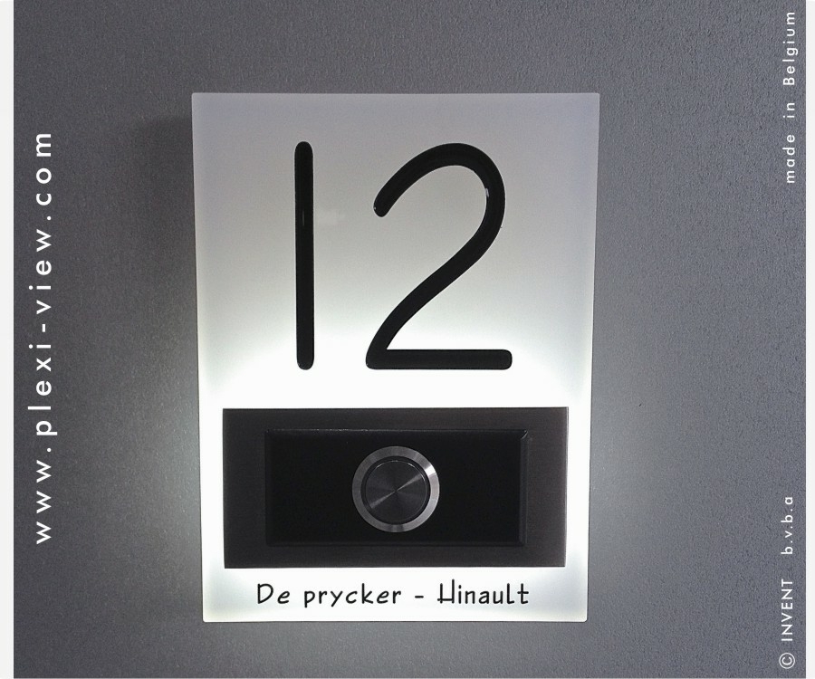 DOORBELL LED MINI HOUSE number and name