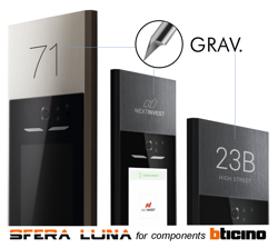 Gravierte Abdeckplatte für BTicino Linea 5000
