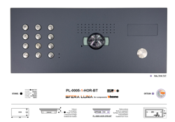 SFERA LUNA+1 HORIZONTAL CLAVIER À CODE VIDÉO PARLOPHONIE HIGH-END BTICINO