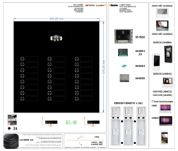 SFERA LUNA 24 Belknoppen DEURSTATION VIDEOPARLOFONIE Bticino