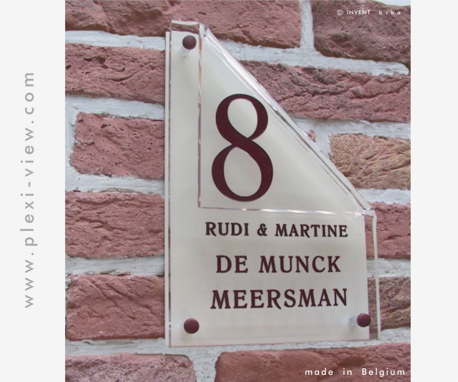 Huisnummer URPT Design 01 Huisnummer URPT Design 01