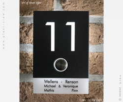 DOORBELL LED AVANT HOUSE SIGN & NAME