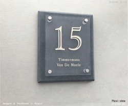 Numéro de maison pierre USMVS